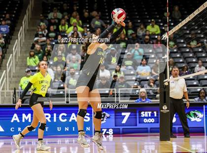 Thumbnail 1 in Blum vs. Neches (UIL 1A Volleyball Semi-Final) photogallery.