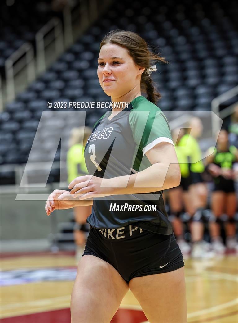 Photo 3 in the Blum vs. Neches (UIL 1A Volleyball SemiFinal) Photo