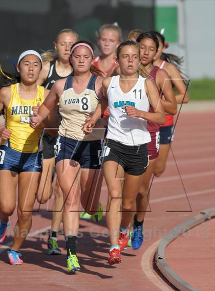 Thumbnail 2 in CIF SS Track and Field Finals (Girls Divisions 1 & 4 -1600m) photogallery.