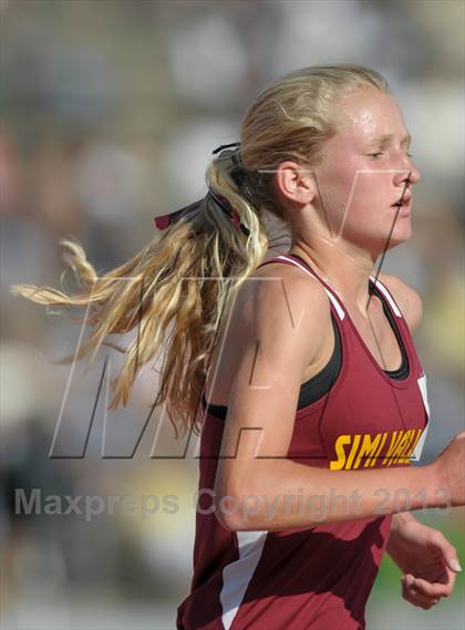 Thumbnail 2 in CIF SS Track and Field Finals (Girls Divisions 1 & 4 -1600m) photogallery.