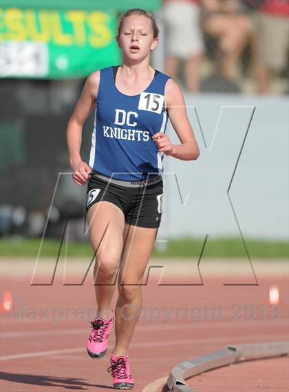 Thumbnail 2 in CIF SS Track and Field Finals (Girls Divisions 1 & 4 -1600m) photogallery.