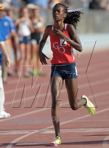 Thumbnail 3 in CIF SS Track and Field Finals (Girls Divisions 1 & 4 -1600m) photogallery.
