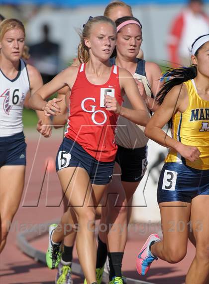 Thumbnail 2 in CIF SS Track and Field Finals (Girls Divisions 1 & 4 -1600m) photogallery.