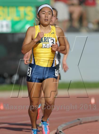 Thumbnail 2 in CIF SS Track and Field Finals (Girls Divisions 1 & 4 -1600m) photogallery.