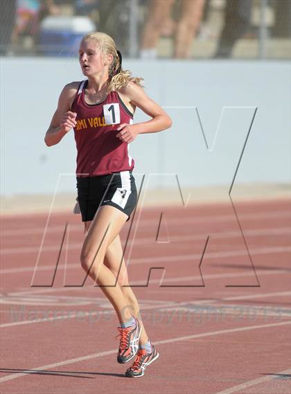 Thumbnail 2 in CIF SS Track and Field Finals (Girls Divisions 1 & 4 -1600m) photogallery.