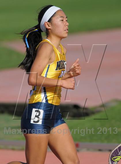 Thumbnail 2 in CIF SS Track and Field Finals (Girls Divisions 1 & 4 -1600m) photogallery.