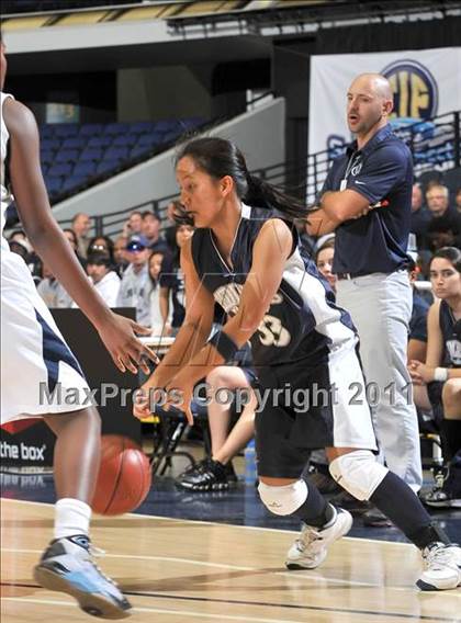 Thumbnail 2 in Redlands Adventist Academy vs. Rolling Hills Prep (CIF SS 6A Final) photogallery.