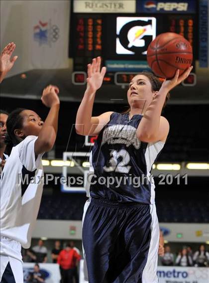 Thumbnail 3 in Redlands Adventist Academy vs. Rolling Hills Prep (CIF SS 6A Final) photogallery.