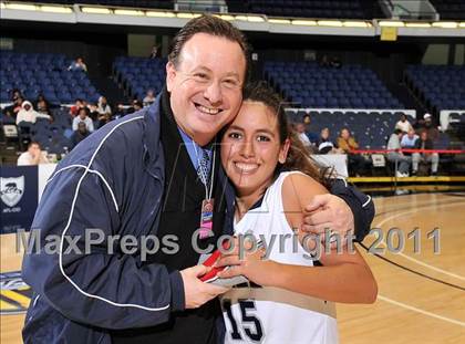 Thumbnail 3 in Redlands Adventist Academy vs. Rolling Hills Prep (CIF SS 6A Final) photogallery.