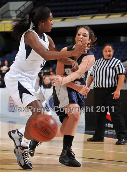 Thumbnail 2 in Redlands Adventist Academy vs. Rolling Hills Prep (CIF SS 6A Final) photogallery.