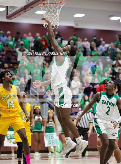 Thumbnail 1 in Tatum vs. Madison (UIL 3A Regional Finals) photogallery.