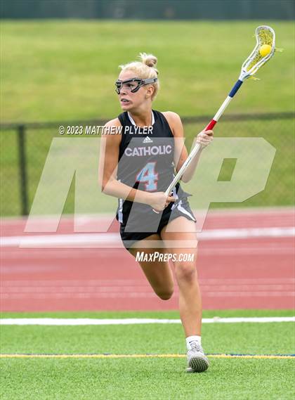Thumbnail 3 in Charlotte Catholic vs. Cardinal Gibbons (NCHSAA 4A Final) photogallery.