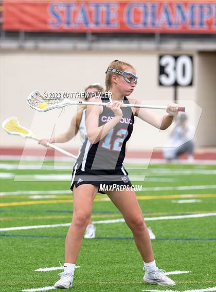 Thumbnail 1 in Charlotte Catholic vs. Cardinal Gibbons (NCHSAA 4A Final) photogallery.