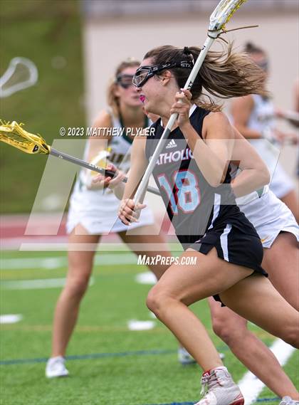 Thumbnail 3 in Charlotte Catholic vs. Cardinal Gibbons (NCHSAA 4A Final) photogallery.