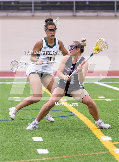 Thumbnail 2 in Charlotte Catholic vs. Cardinal Gibbons (NCHSAA 4A Final) photogallery.