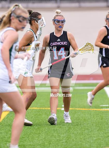 Thumbnail 1 in Charlotte Catholic vs. Cardinal Gibbons (NCHSAA 4A Final) photogallery.