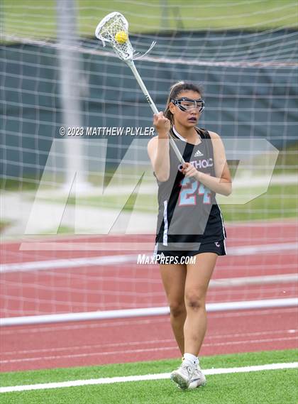Thumbnail 2 in Charlotte Catholic vs. Cardinal Gibbons (NCHSAA 4A Final) photogallery.