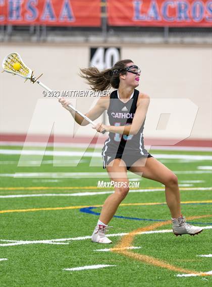 Thumbnail 2 in Charlotte Catholic vs. Cardinal Gibbons (NCHSAA 4A Final) photogallery.