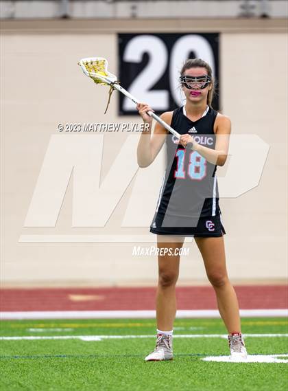 Thumbnail 3 in Charlotte Catholic vs. Cardinal Gibbons (NCHSAA 4A Final) photogallery.