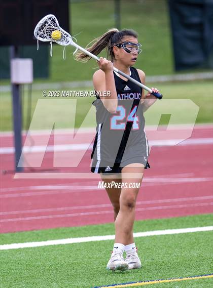 Thumbnail 3 in Charlotte Catholic vs. Cardinal Gibbons (NCHSAA 4A Final) photogallery.