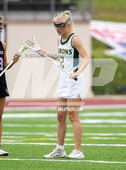 Thumbnail 2 in Charlotte Catholic vs. Cardinal Gibbons (NCHSAA 4A Final) photogallery.