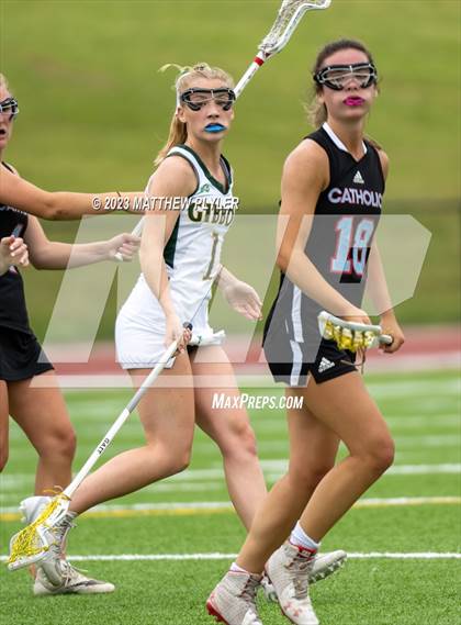 Thumbnail 1 in Charlotte Catholic vs. Cardinal Gibbons (NCHSAA 4A Final) photogallery.