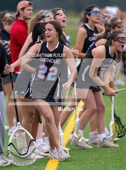 Thumbnail 2 in Charlotte Catholic vs. Cardinal Gibbons (NCHSAA 4A Final) photogallery.