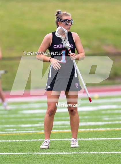 Thumbnail 2 in Charlotte Catholic vs. Cardinal Gibbons (NCHSAA 4A Final) photogallery.