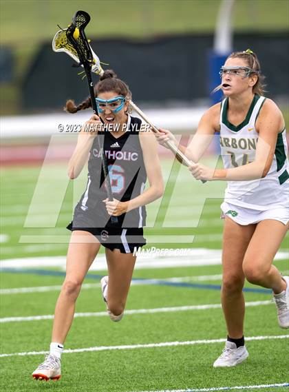 Thumbnail 3 in Charlotte Catholic vs. Cardinal Gibbons (NCHSAA 4A Final) photogallery.