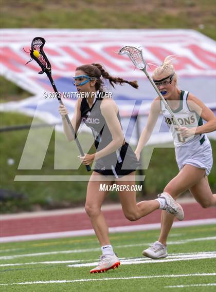 Thumbnail 3 in Charlotte Catholic vs. Cardinal Gibbons (NCHSAA 4A Final) photogallery.