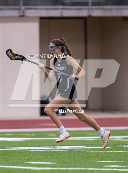 Thumbnail 3 in Charlotte Catholic vs. Cardinal Gibbons (NCHSAA 4A Final) photogallery.