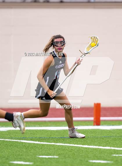 Thumbnail 3 in Charlotte Catholic vs. Cardinal Gibbons (NCHSAA 4A Final) photogallery.