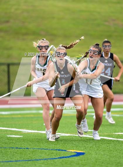 Thumbnail 3 in Charlotte Catholic vs. Cardinal Gibbons (NCHSAA 4A Final) photogallery.