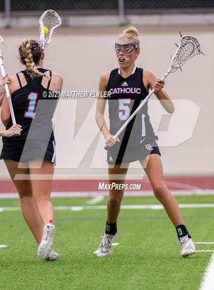 Thumbnail 2 in Charlotte Catholic vs. Cardinal Gibbons (NCHSAA 4A Final) photogallery.