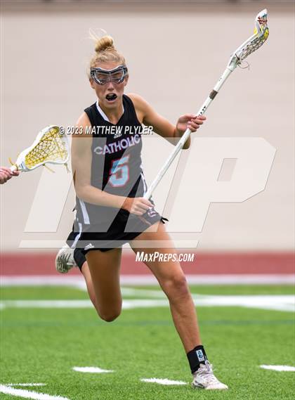 Thumbnail 1 in Charlotte Catholic vs. Cardinal Gibbons (NCHSAA 4A Final) photogallery.