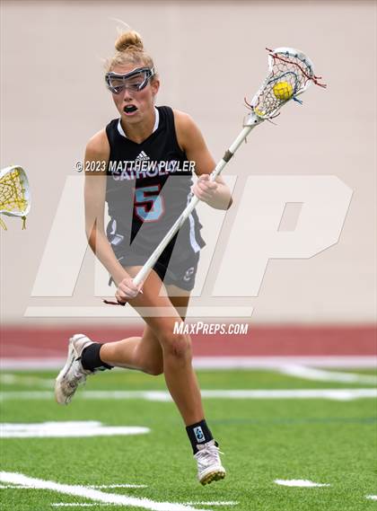 Thumbnail 3 in Charlotte Catholic vs. Cardinal Gibbons (NCHSAA 4A Final) photogallery.