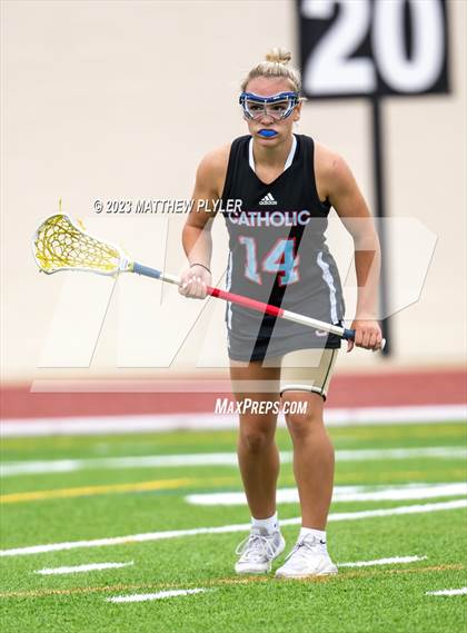 Thumbnail 2 in Charlotte Catholic vs. Cardinal Gibbons (NCHSAA 4A Final) photogallery.