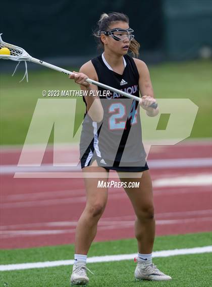 Thumbnail 2 in Charlotte Catholic vs. Cardinal Gibbons (NCHSAA 4A Final) photogallery.