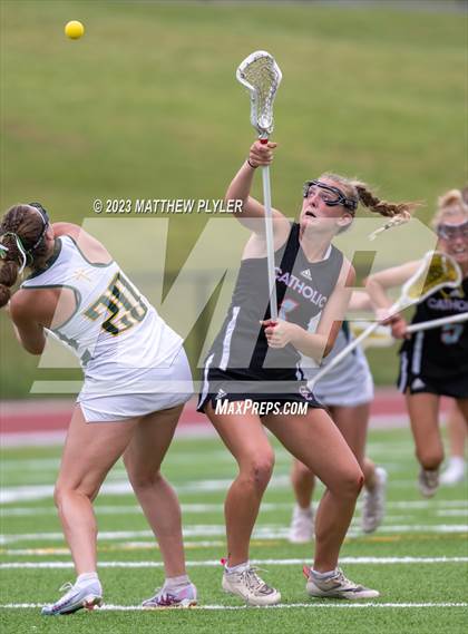 Thumbnail 3 in Charlotte Catholic vs. Cardinal Gibbons (NCHSAA 4A Final) photogallery.