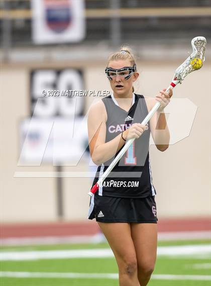 Thumbnail 3 in Charlotte Catholic vs. Cardinal Gibbons (NCHSAA 4A Final) photogallery.