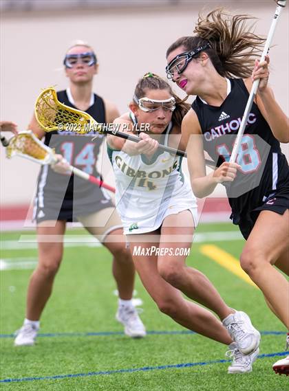 Thumbnail 2 in Charlotte Catholic vs. Cardinal Gibbons (NCHSAA 4A Final) photogallery.