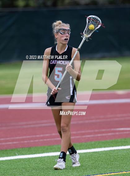 Thumbnail 2 in Charlotte Catholic vs. Cardinal Gibbons (NCHSAA 4A Final) photogallery.