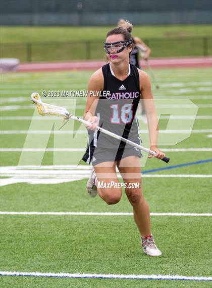 Thumbnail 3 in Charlotte Catholic vs. Cardinal Gibbons (NCHSAA 4A Final) photogallery.