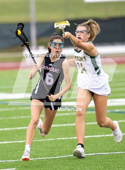 Thumbnail 1 in Charlotte Catholic vs. Cardinal Gibbons (NCHSAA 4A Final) photogallery.