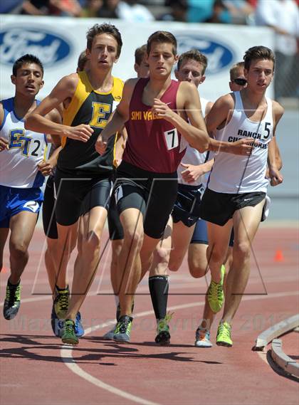Thumbnail 2 in CIF SS Track and Field Finals (Boys Divisions 1 & 2 - 1600m) photogallery.