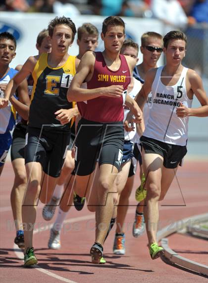 Thumbnail 3 in CIF SS Track and Field Finals (Boys Divisions 1 & 2 - 1600m) photogallery.