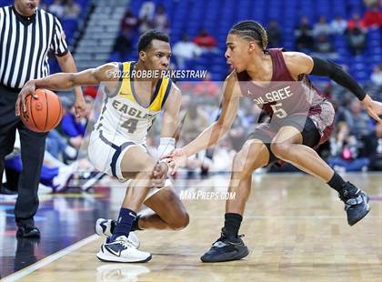 Thumbnail 3 in Oak Cliff Faith Family Academy vs. Silsbee (UIL 4A State Semifinal) photogallery.