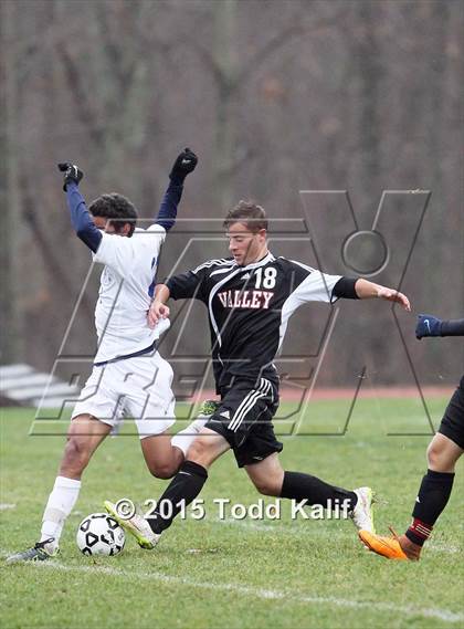 Thumbnail 1 in Bacon Academy vs Valley Regional (CIAC Class M 2nd Round) photogallery.