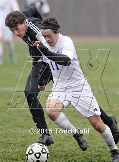 Thumbnail 2 in Bacon Academy vs Valley Regional (CIAC Class M 2nd Round) photogallery.