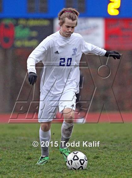 Thumbnail 1 in Bacon Academy vs Valley Regional (CIAC Class M 2nd Round) photogallery.